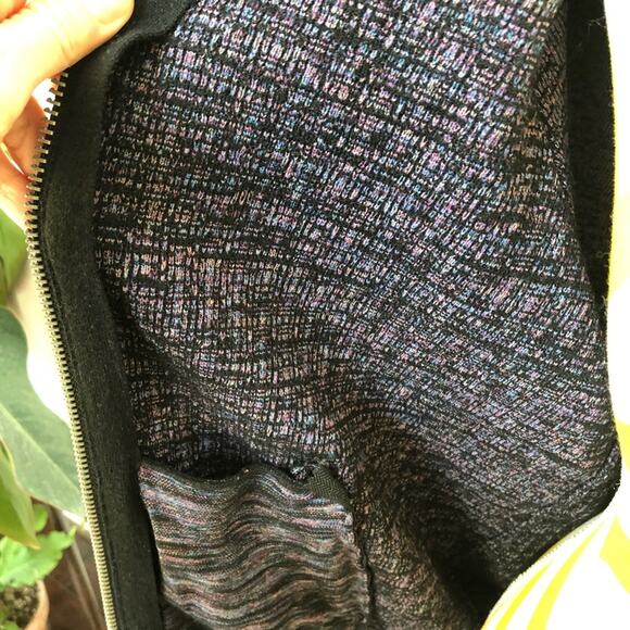 Free People Sweater Women Medium Heather Dark Purple Bomber Jacket Zip Front - Picture 8 of 16